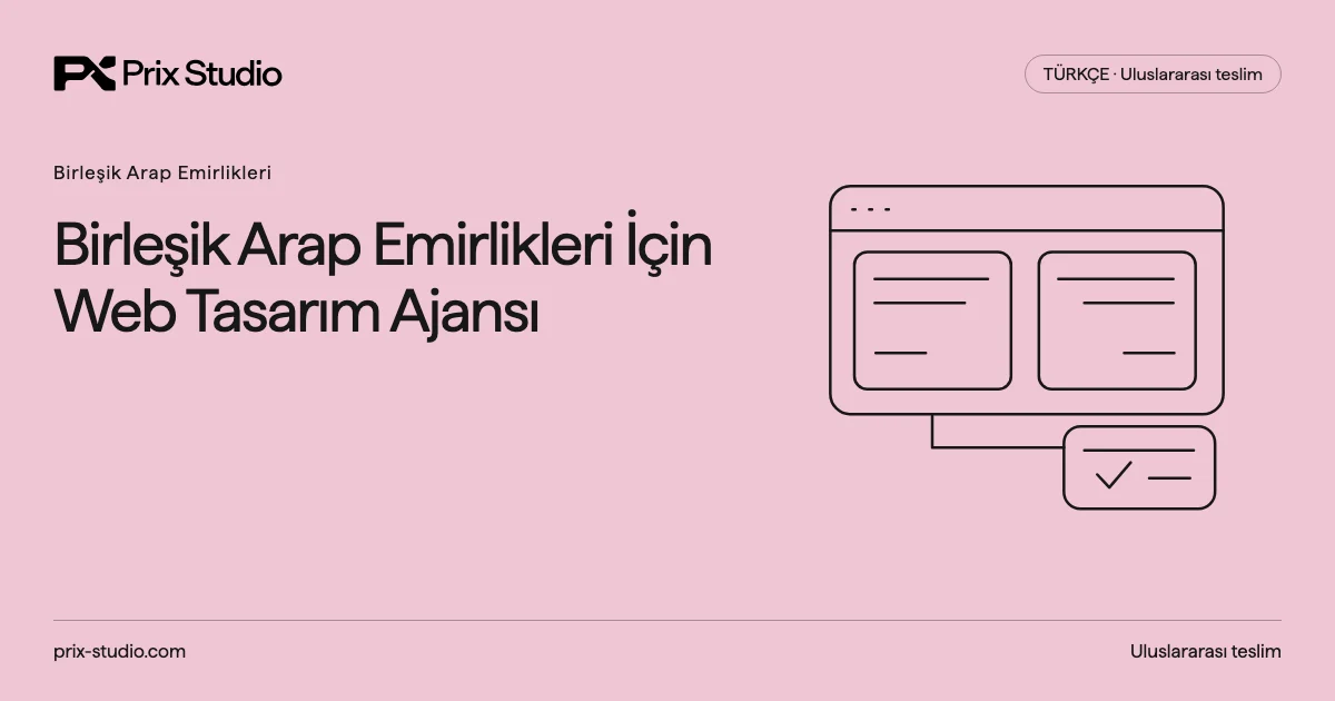 Birleşik Arap Emirlikleri İçin Web Tasarım Ajansı
