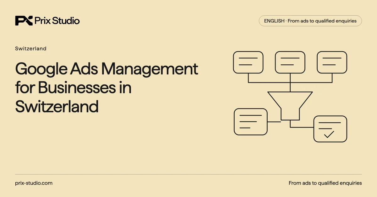 Google Ads Management for Businesses in Switzerland