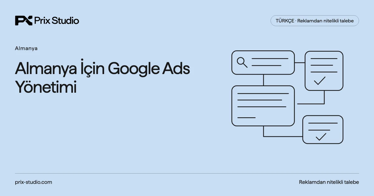 Almanya İçin Google Ads Yönetimi