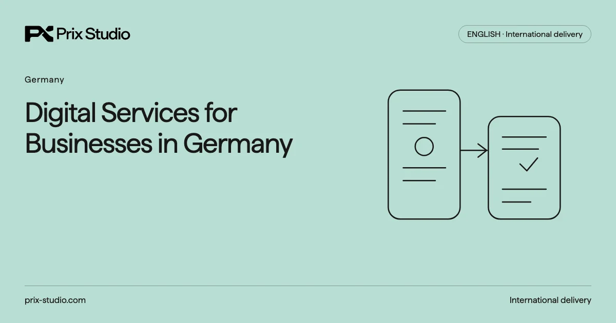 Digital Services for Businesses in Germany