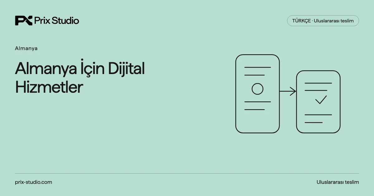 Almanya İçin Dijital Hizmetler