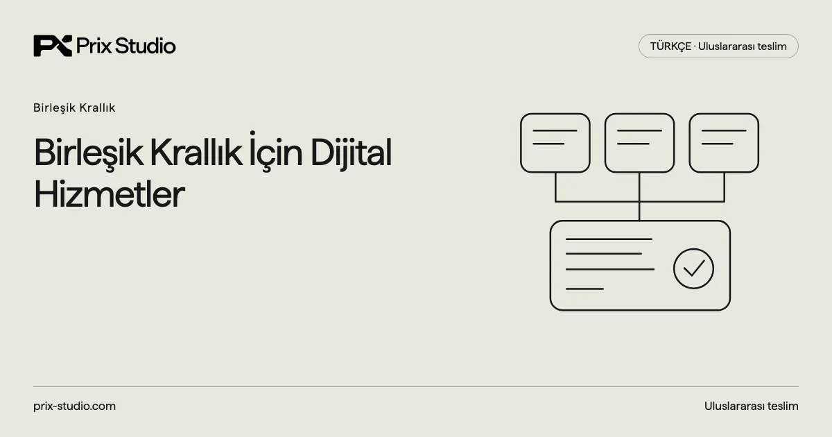 Birleşik Krallık İçin Dijital Hizmetler