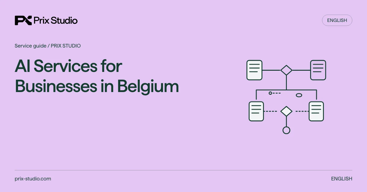 AI Services for Businesses in Belgium — conceptual diagram of the source task, responsibilities and delivery decisions.