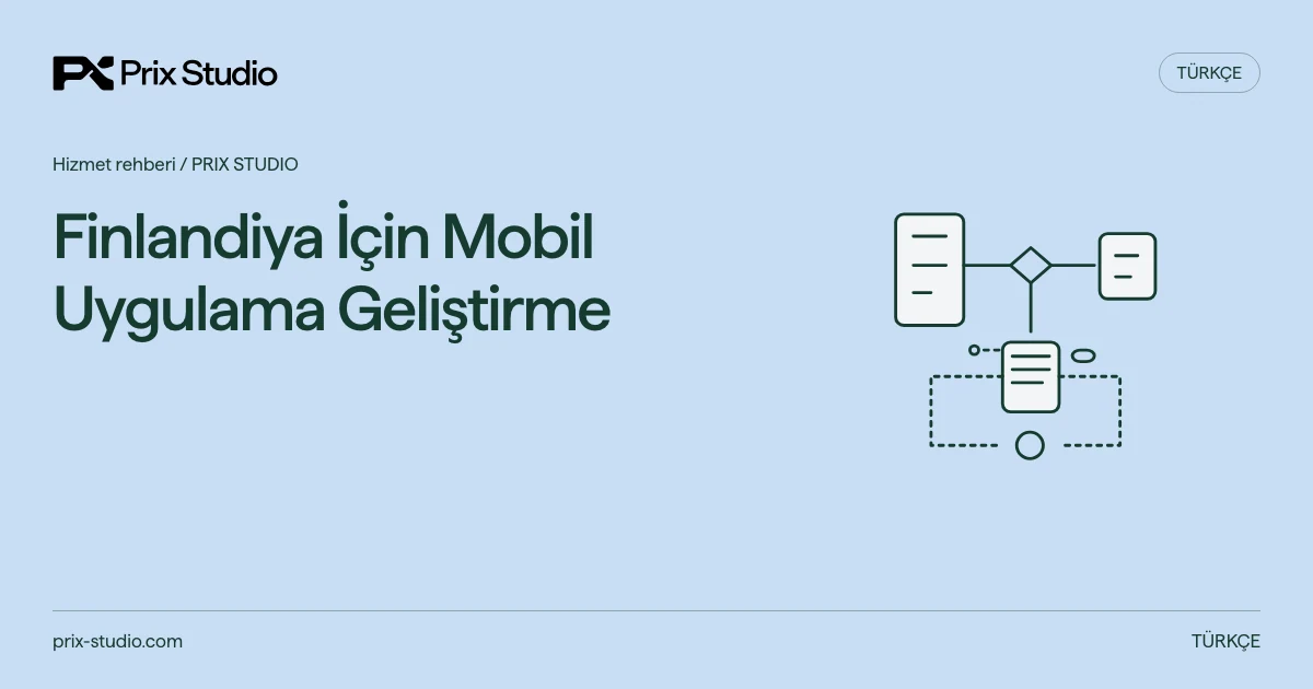 Finlandiya İçin Mobil Uygulama Geliştirme — kaynakta açıklanan görev, sorumluluk ve teslim kararlarının kavramsal diyagramı.