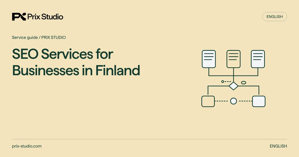 SEO Services for Businesses in Finland — conceptual diagram of the source task, responsibilities and delivery decisions.