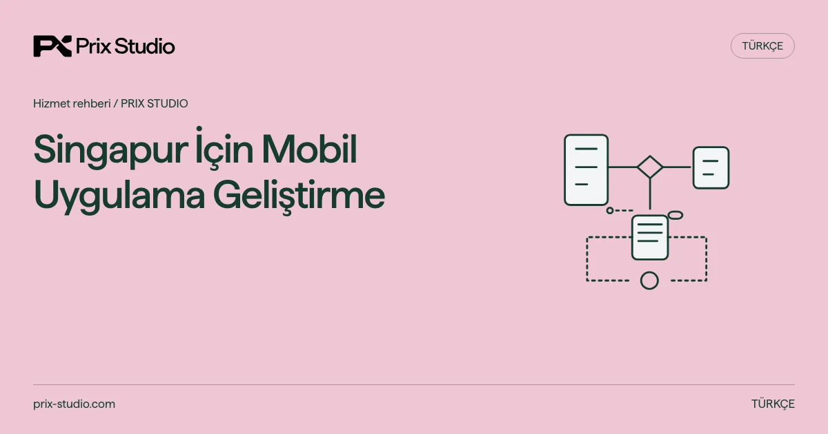 Singapur İçin Mobil Uygulama Geliştirme — kaynakta açıklanan görev, sorumluluk ve teslim kararlarının kavramsal diyagramı.