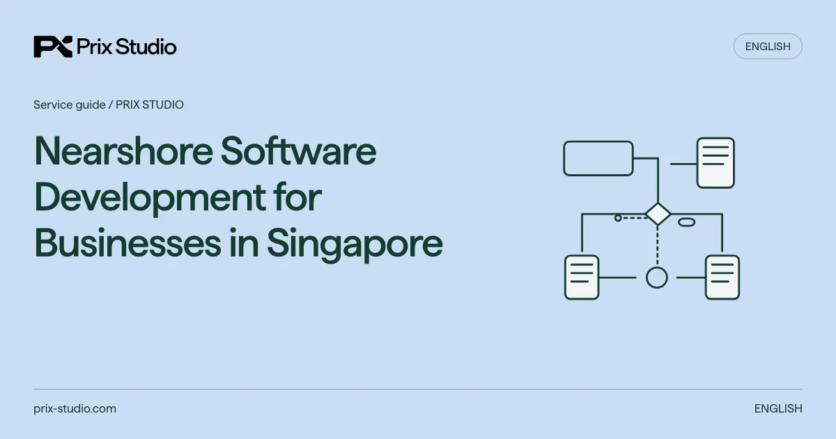 Nearshore Software Development for Businesses in Singapore — conceptual diagram of the source task, responsibilities and delivery decisions.