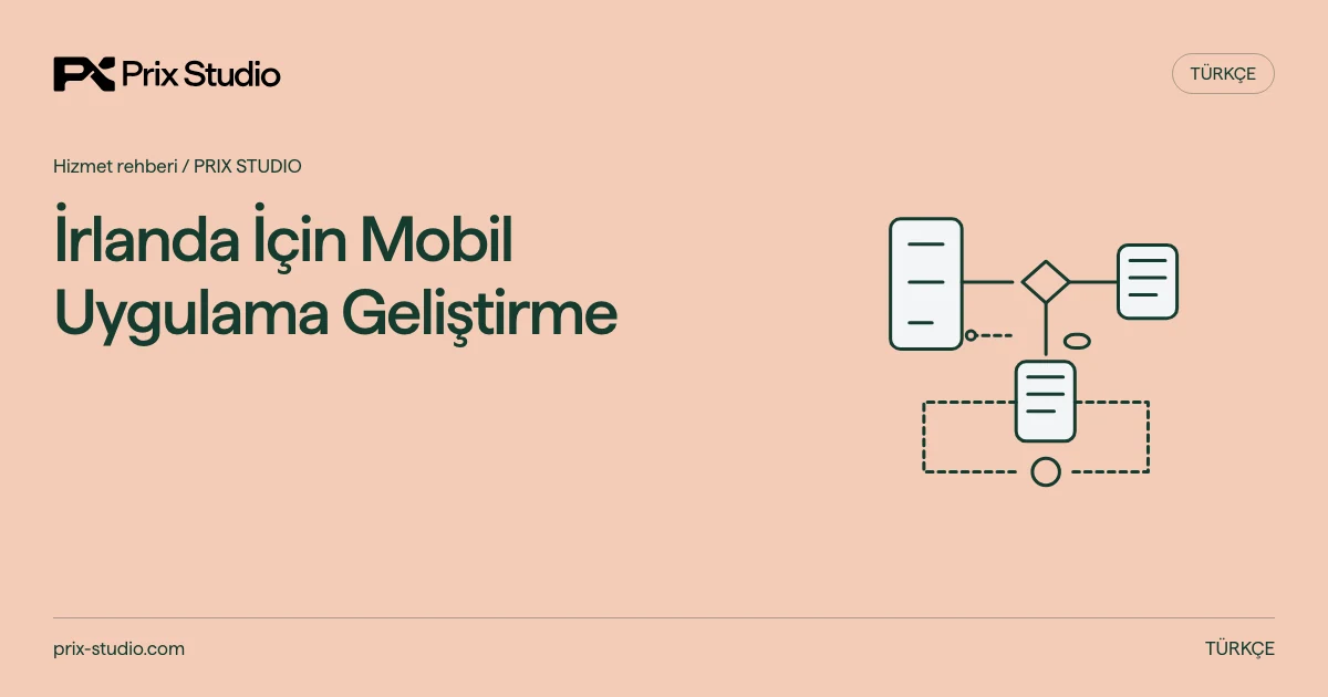 İrlanda İçin Mobil Uygulama Geliştirme — kaynak görevi, yetki ve inceleme akışının kavramsal diyagramı.