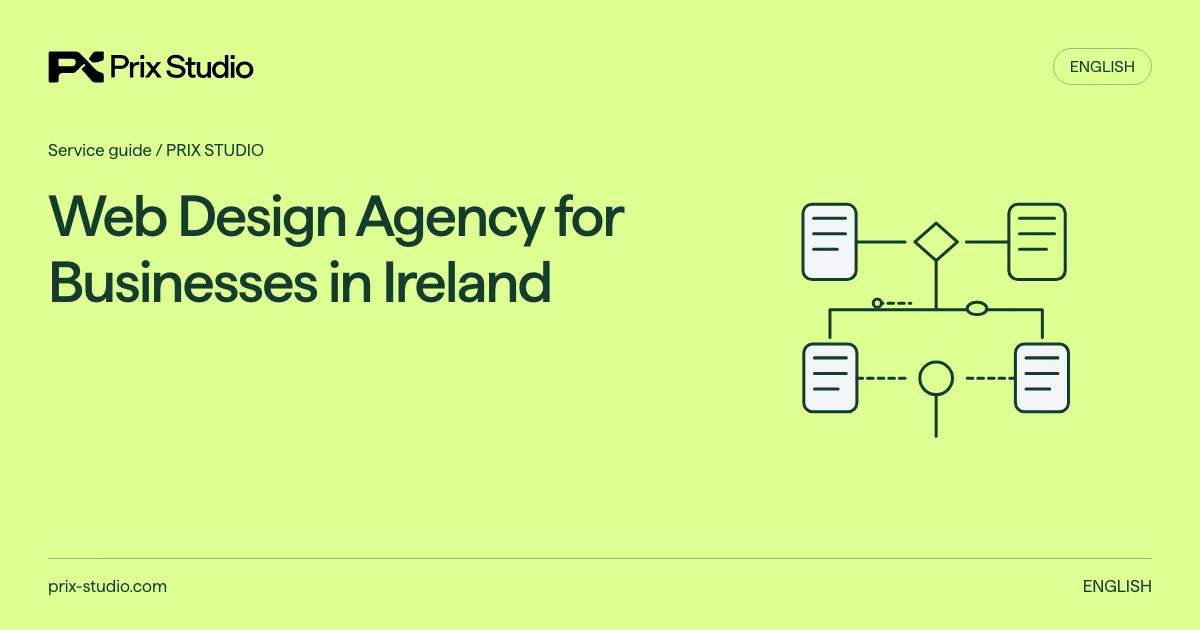Web Design Agency for Businesses in Ireland — conceptual source task, authority and review-flow diagram.