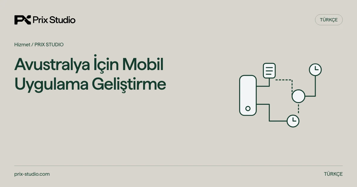 Avustralya İçin Mobil Uygulama Geliştirme — Saha kaydı, çevrimdışı saklama, uzlaştırma ve ayrı olay/gösterim zamanı.