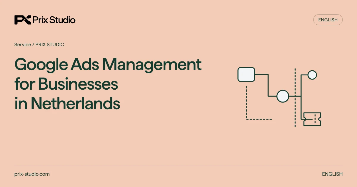 Google Ads Management for Businesses in Netherlands — Ad language and offer reach feed an actionable enquiry; a click and accepted job occupy distinct stages before conversion reconciliation.