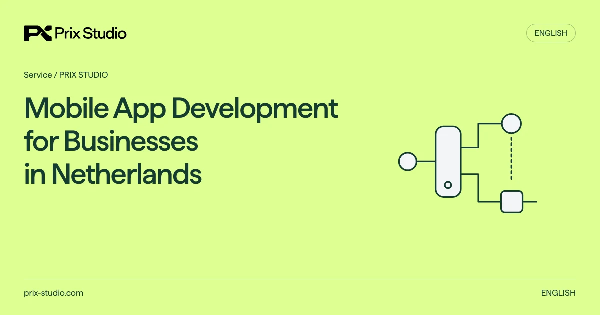 Mobile App Development for Businesses in Netherlands — Appointment states connect to one backend; an offline view is distinct from an accepted booking and store submission remains a separate handoff.