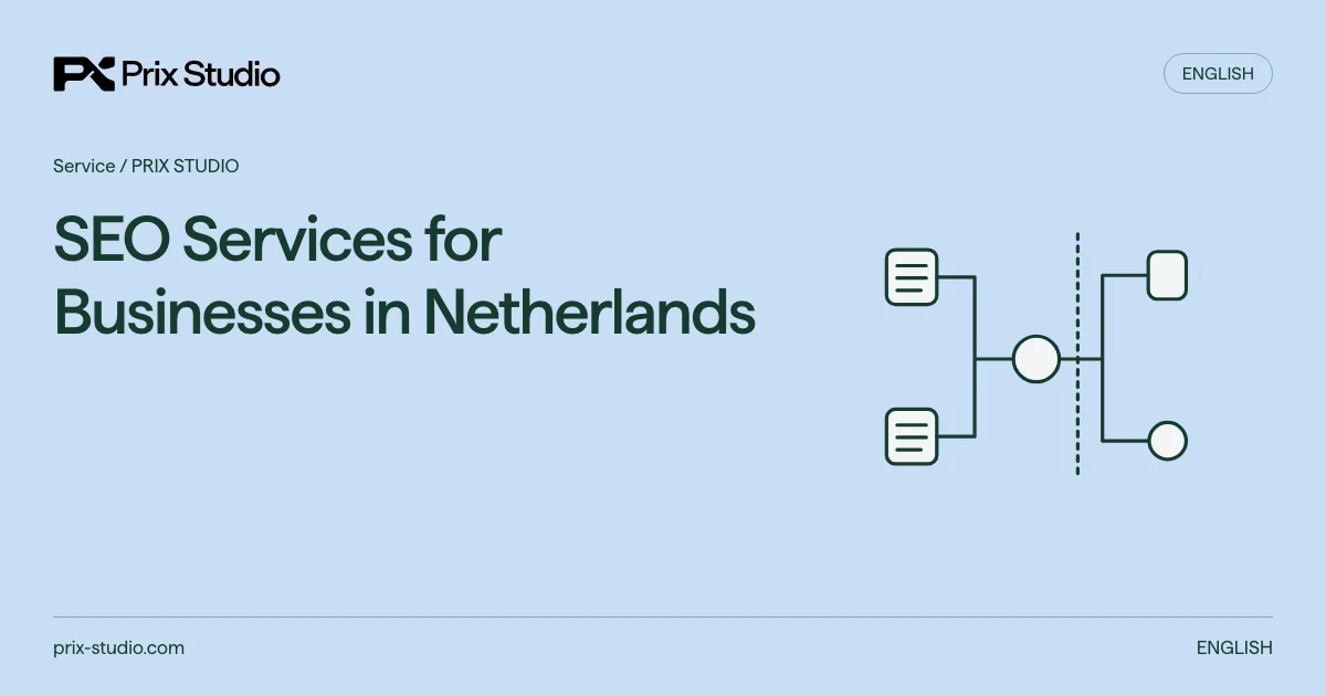 SEO Services for Businesses in Netherlands — Reviewed Dutch terminology binds to an existing catalogue owner; repairs and page/country dimensions are required before interpreting Netherlands demand.