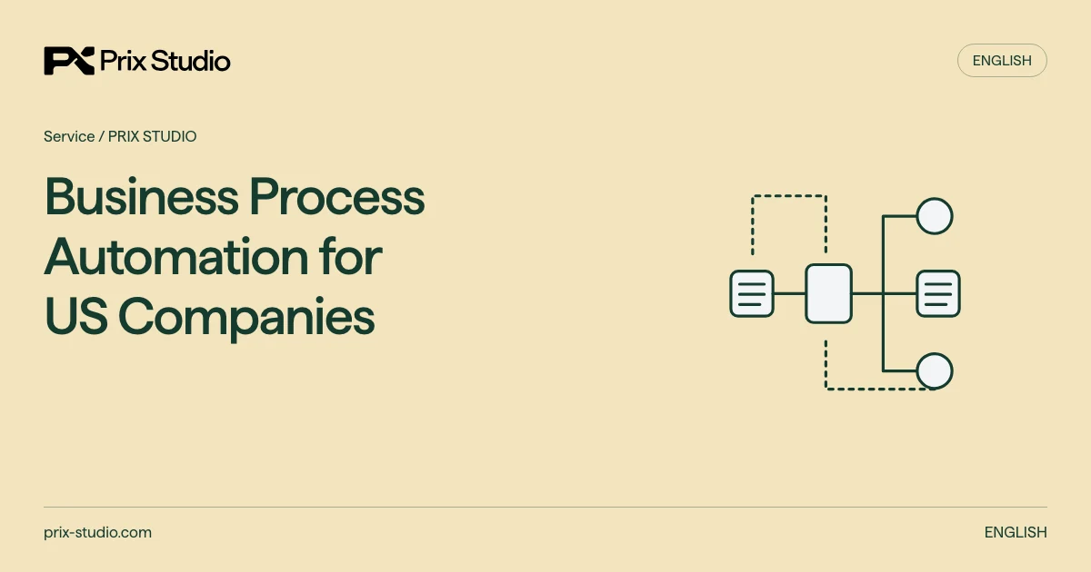 Business Process Automation for US Companies — One destination record is the acceptance target; declined and failed branches return through a manual recovery owner without duplicate writes.