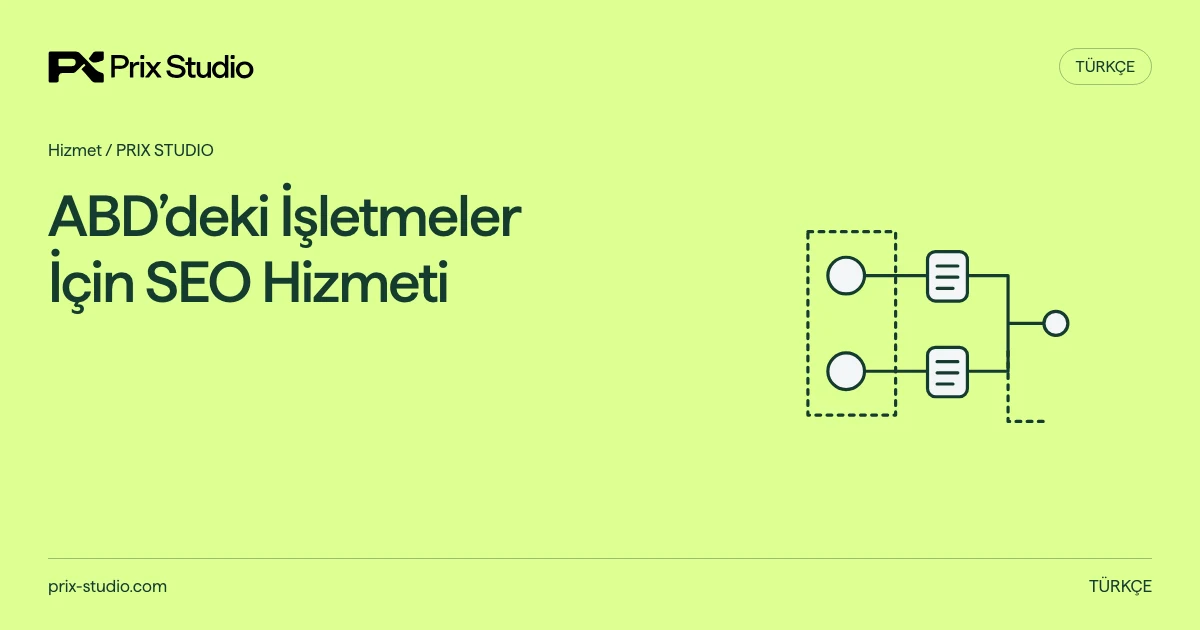 ABD’deki İşletmeler İçin SEO Hizmeti — Hizmet sınırı, sorgu ve sayfa sahipleri ile açık kalan ölçüm boyutu.