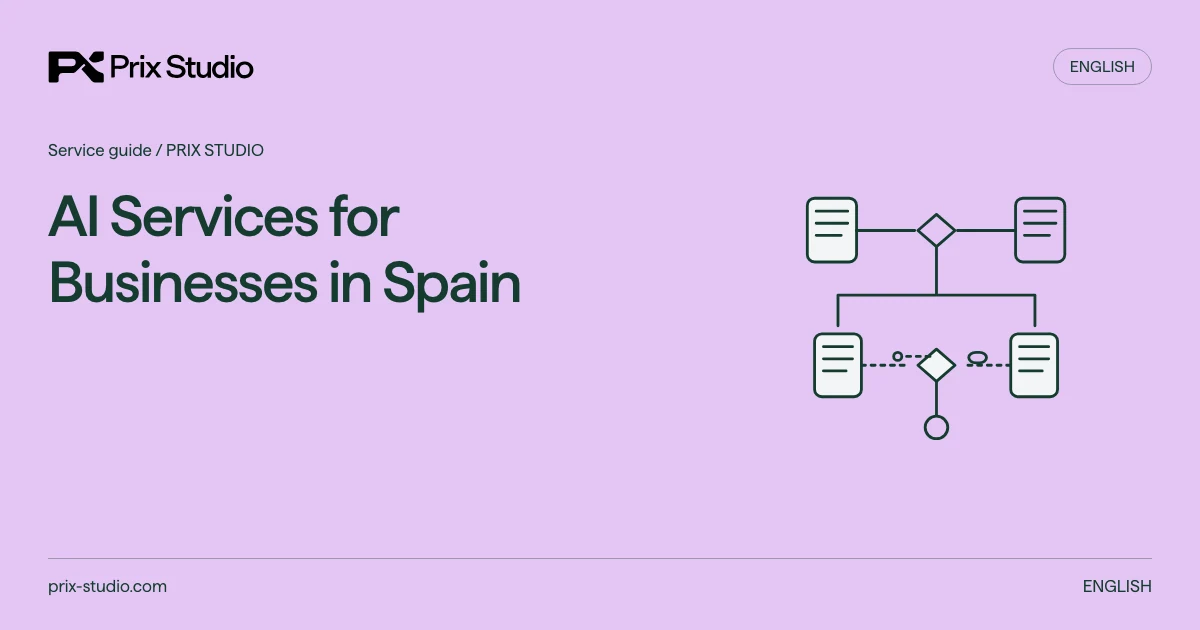 AI Services for Businesses in Spain — conceptual diagram of the source task, responsibilities and delivery decisions.