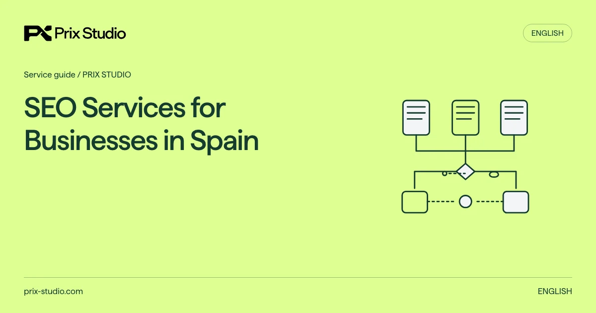 SEO Services for Businesses in Spain — conceptual diagram of the source task, responsibilities and delivery decisions.
