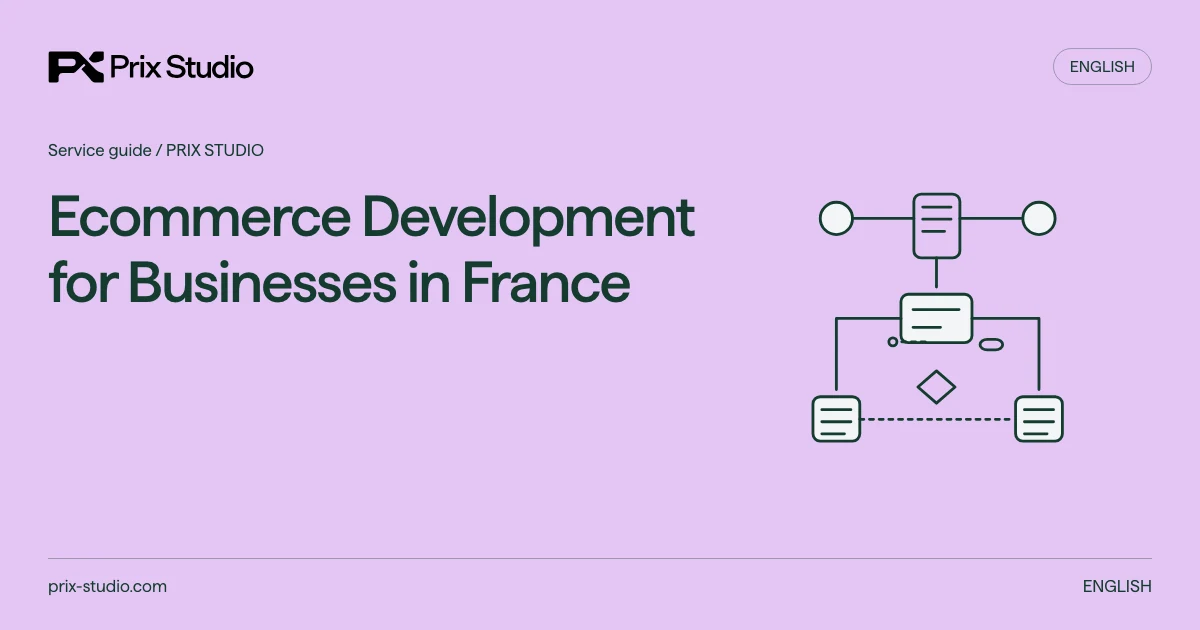 Ecommerce Development for Businesses in France — conceptual diagram of the source task, responsibilities and delivery decisions.