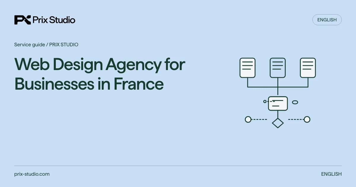 Web Design Agency for Businesses in France — conceptual diagram of the source task, responsibilities and delivery decisions.