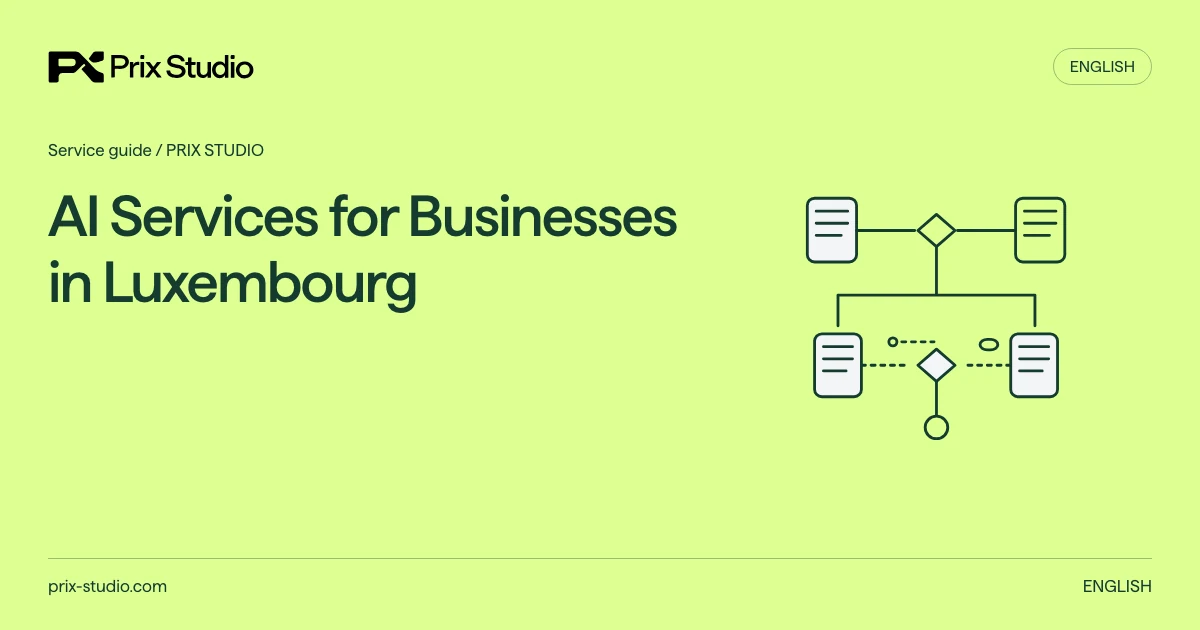 AI Services for Businesses in Luxembourg — conceptual diagram of the source task, responsibilities and delivery decisions.