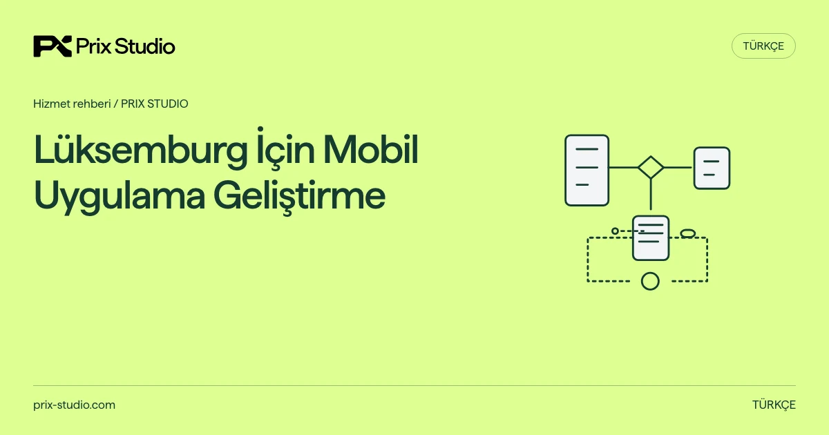 Lüksemburg İçin Mobil Uygulama Geliştirme — kaynakta açıklanan görev, sorumluluk ve teslim kararlarının kavramsal diyagramı.