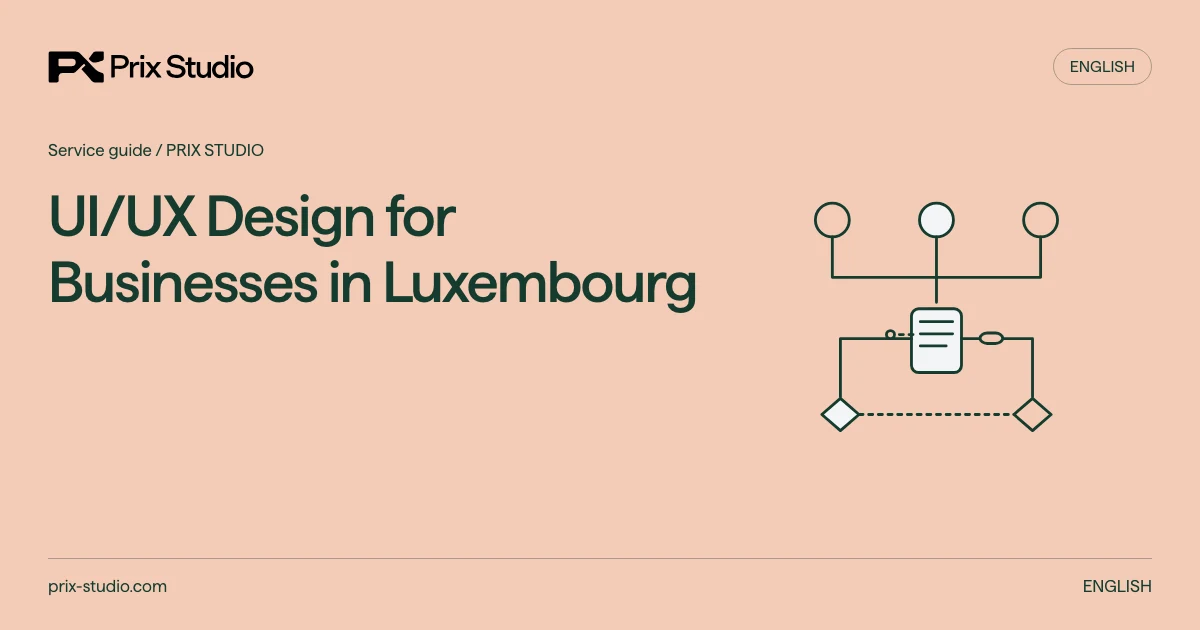 UI/UX Design for Businesses in Luxembourg — conceptual diagram of the source task, responsibilities and delivery decisions.