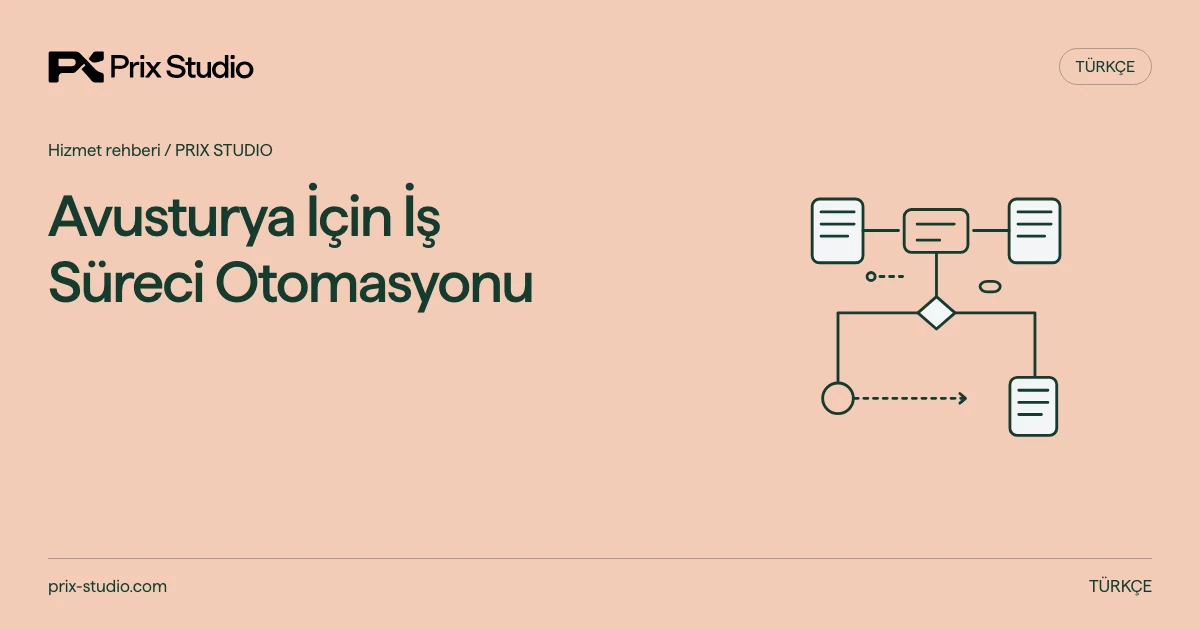 Avusturya İçin İş Süreci Otomasyonu — kaynakta açıklanan görev, sorumluluk ve teslim kararlarının kavramsal diyagramı.