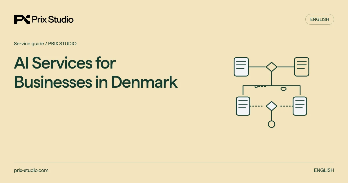 AI Services for Businesses in Denmark — conceptual diagram of the source task, responsibilities and delivery decisions.