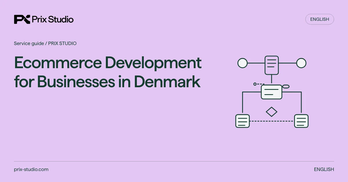Ecommerce Development for Businesses in Denmark — conceptual diagram of the source task, responsibilities and delivery decisions.