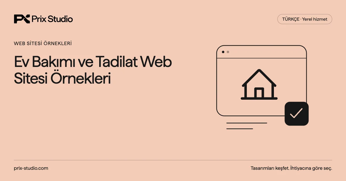 Ev Bakımı ve Tadilat Web Sitesi Örnekleri