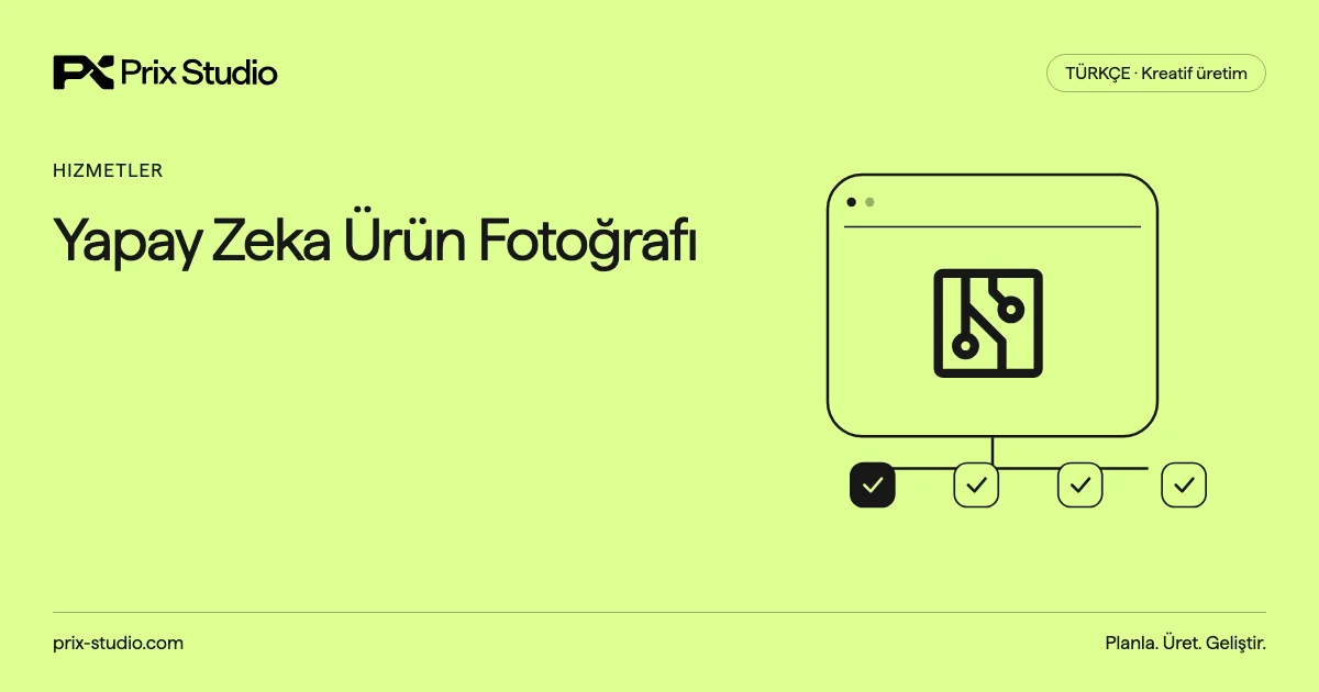Yapay Zeka Ürün Fotoğrafı