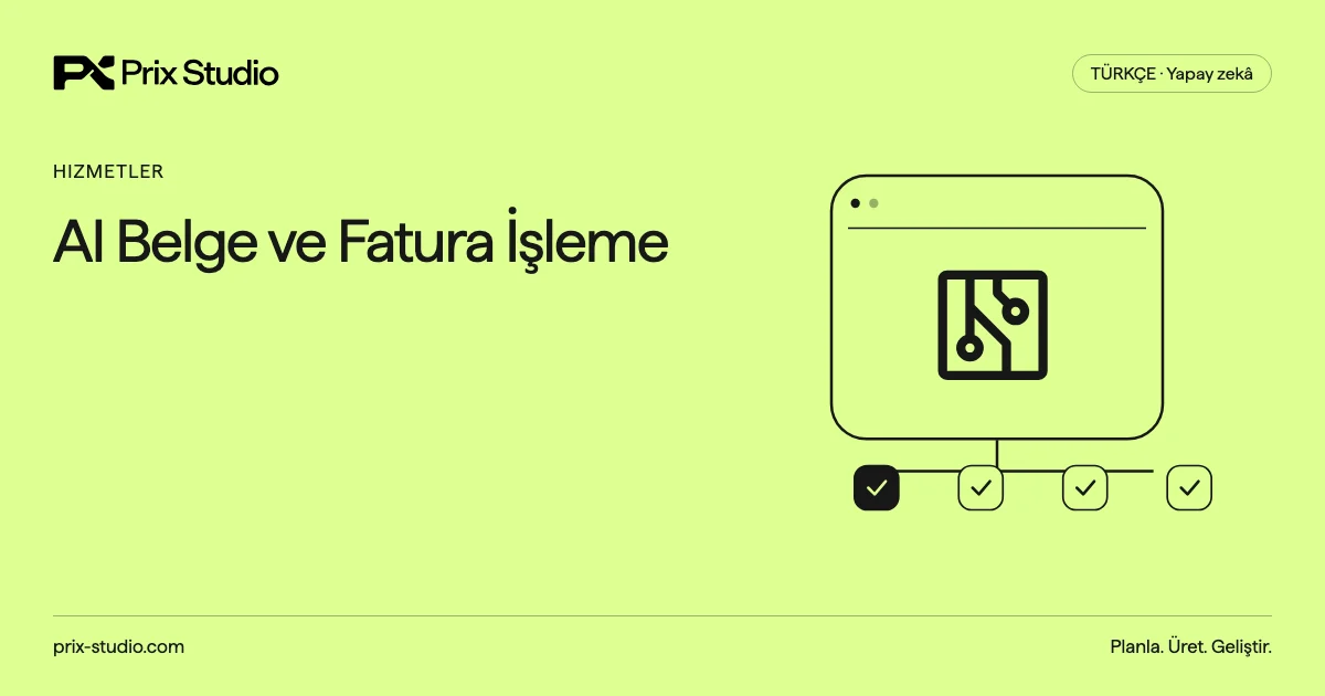 AI Belge ve Fatura İşleme