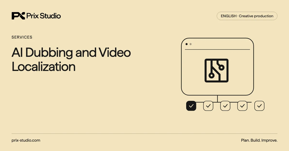 AI Dubbing and Video Localization