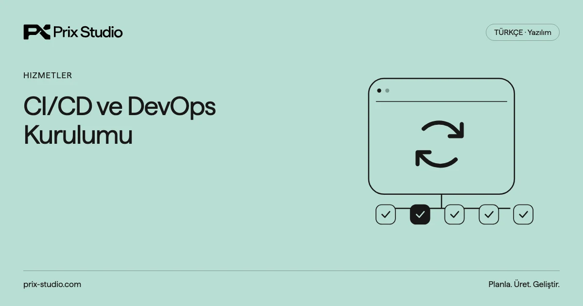 CI/CD ve DevOps Kurulumu