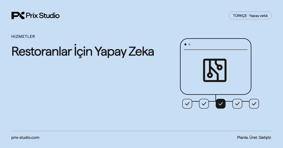 Restoranlar İçin Yapay Zeka