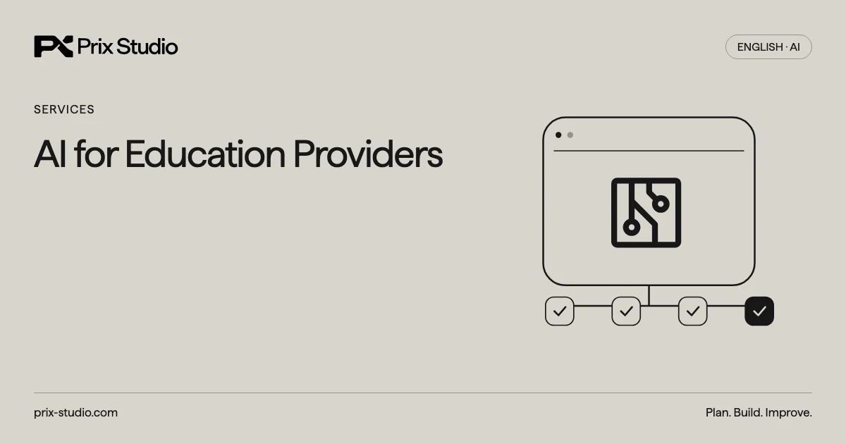 AI for Education Providers
