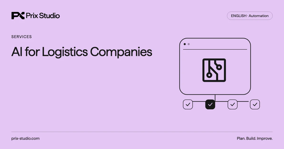 AI for Logistics Companies