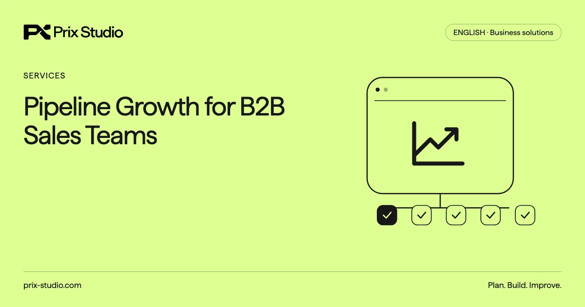Pipeline Growth for B2B Sales Teams