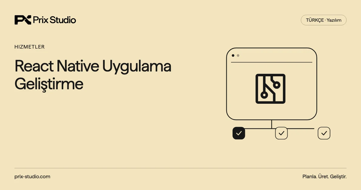 React Native Uygulama Geliştirme