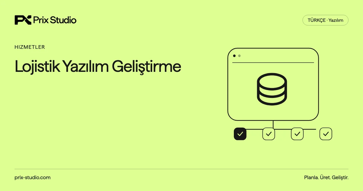 Lojistik Yazılım Geliştirme