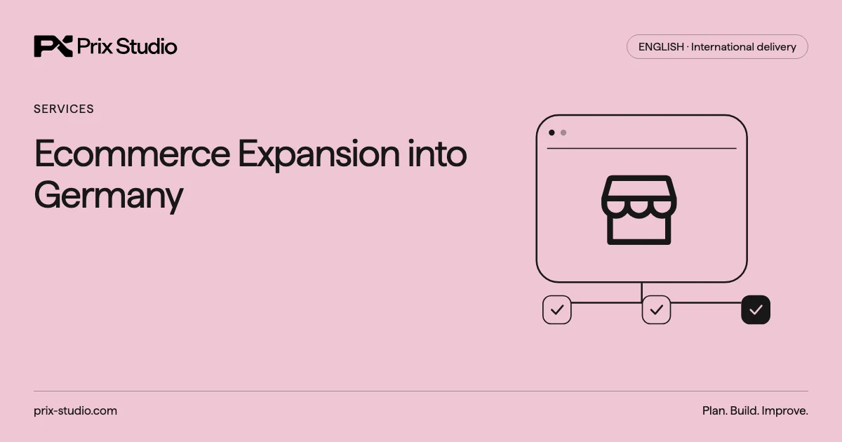 Ecommerce Expansion into Germany