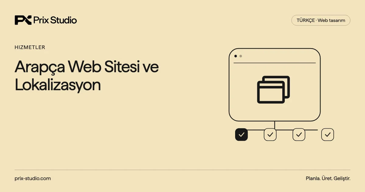 Arapça Web Sitesi ve Lokalizasyon