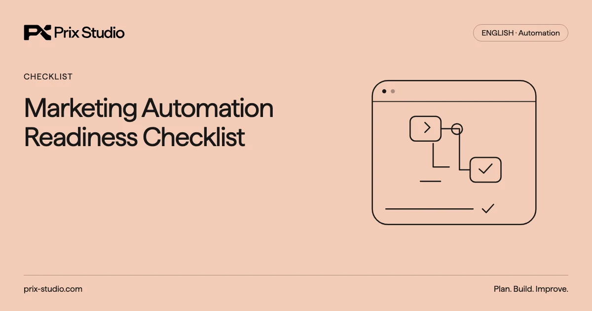 Marketing Automation Readiness Checklist