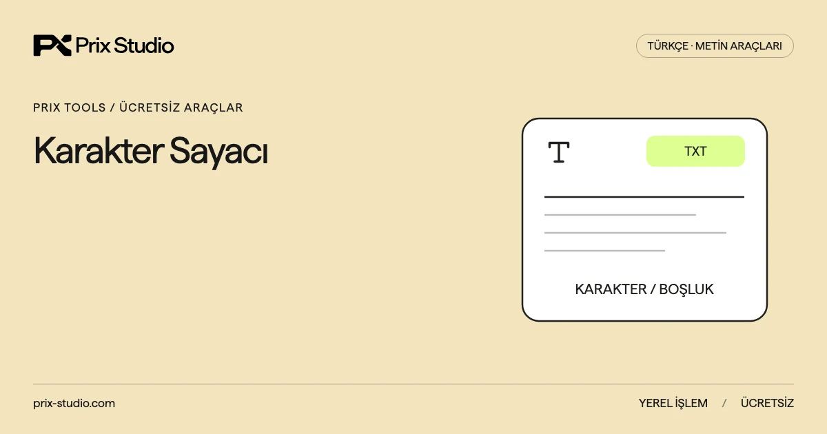 Karakter Sayacı