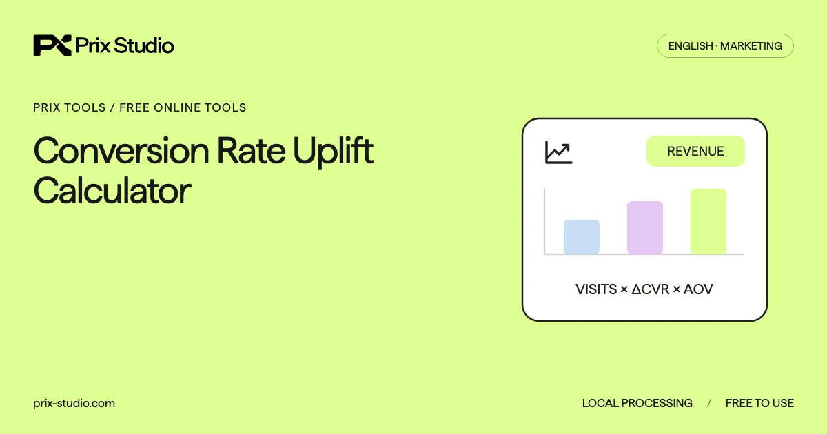 Conversion Rate Uplift Calculator