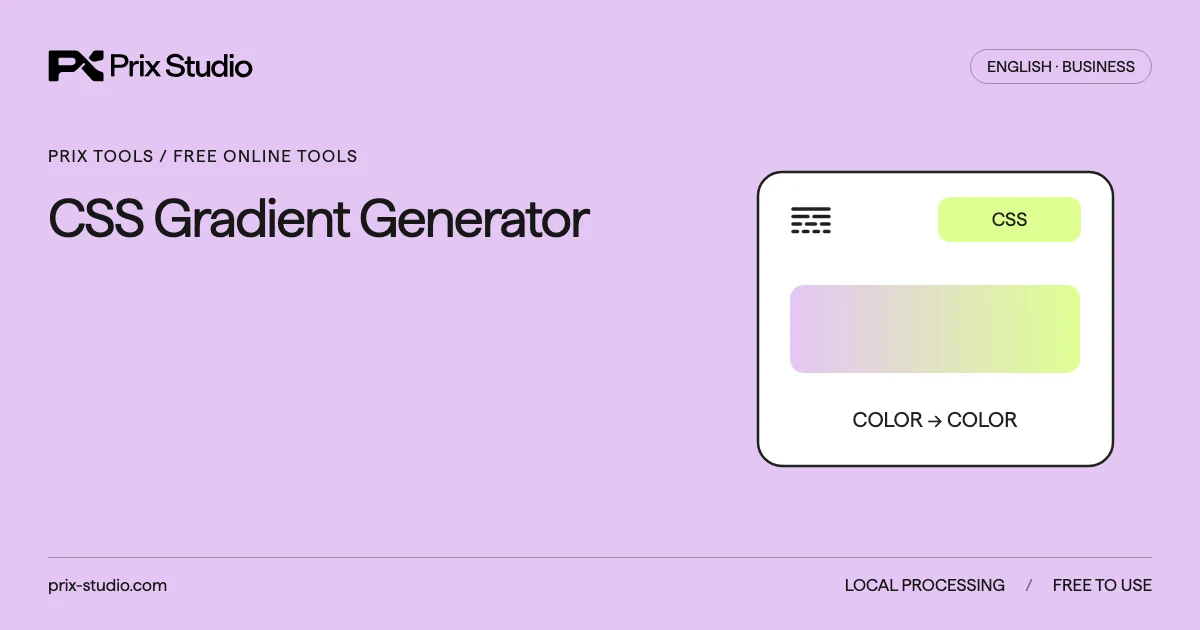 CSS Gradient Generator