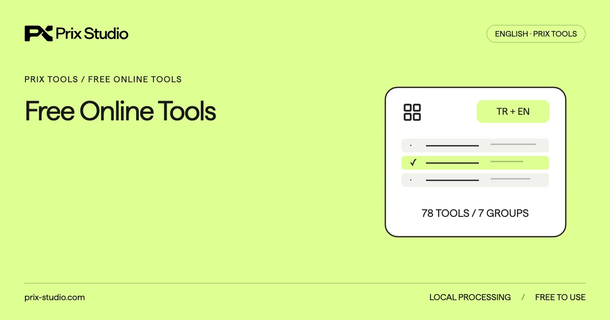 Free Online Tools