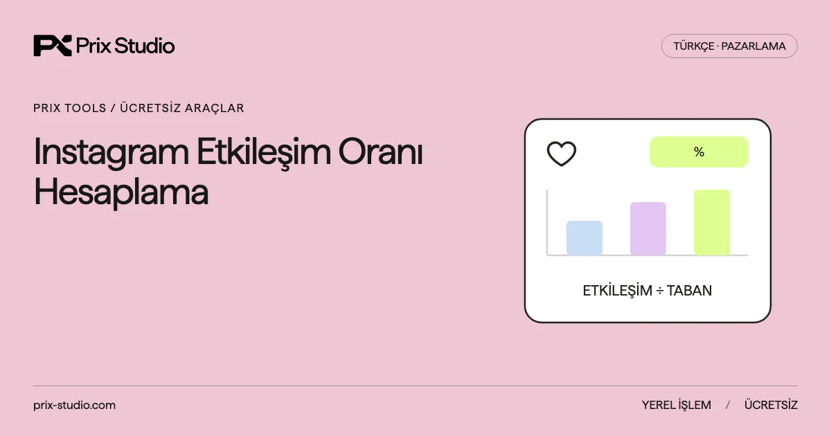 Instagram Etkileşim Oranı Hesaplama