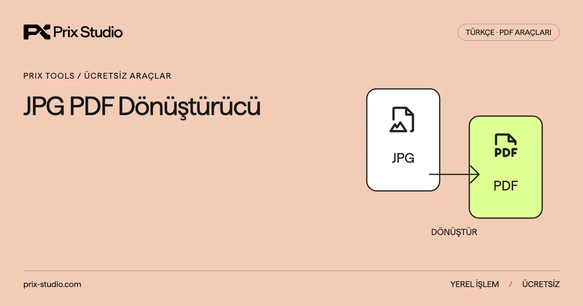 JPG PDF Dönüştürücü