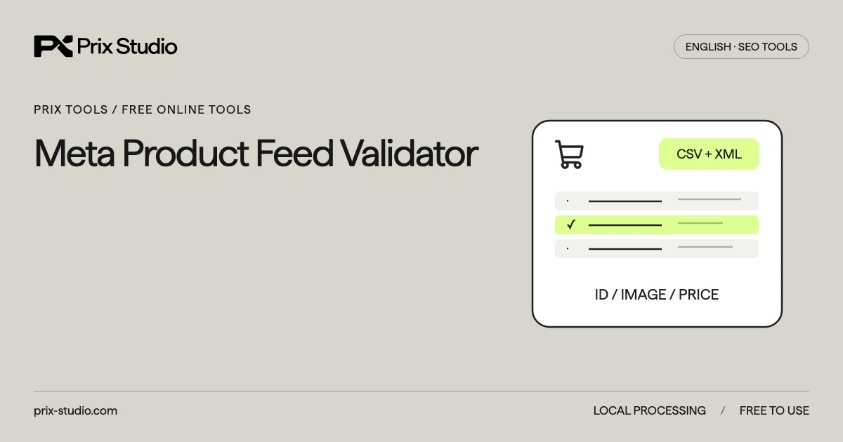 Meta Product Feed Validator